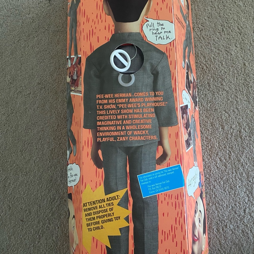 Pee-Wee Herman pullstring doll - Picture 3 of 7